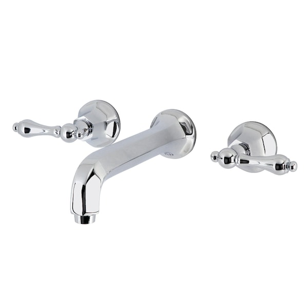 Kingston Brass KS4021AL 2-Handle Wall Mount Tub Faucet, Polished Chrome KS4021AL - main